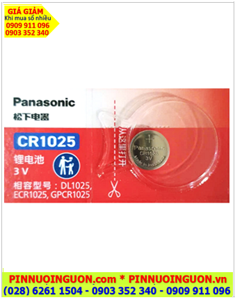 Pin CMOS CR1025; Pin CMOS Panasonic CR1025 lithium 3V _Made in Indonesia